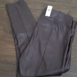 Loft Brown Leather pants